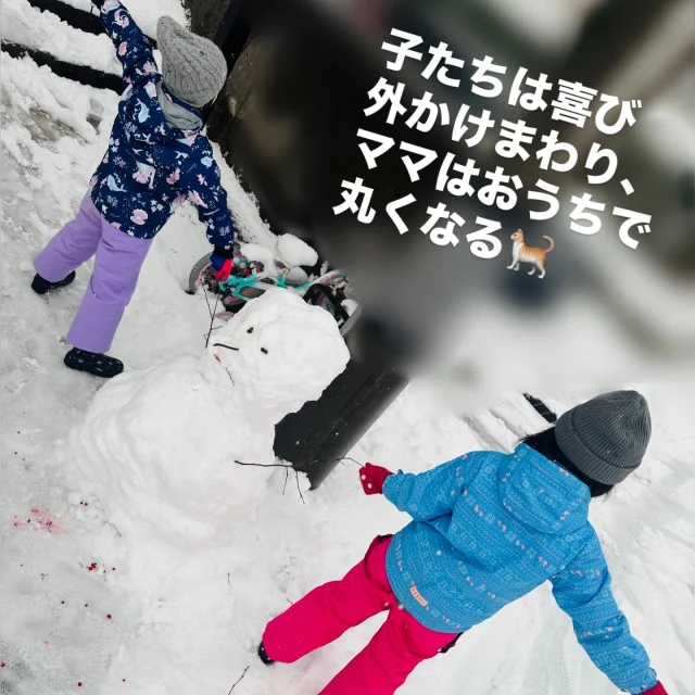 島根、雪のお正月☃️

#島根 
#雪 
#雪だるま 
#姉妹 で仲良く
#ありがとう